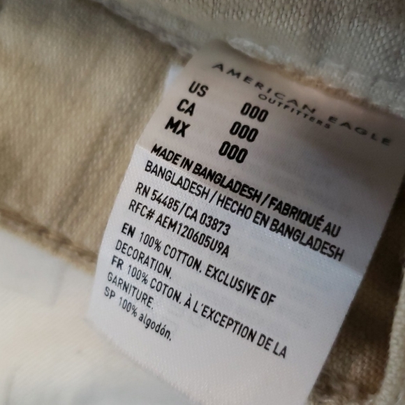 American Eagle Distressed Shorts Sz 00 - Picture 4 of 6